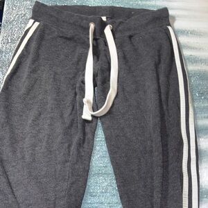 Reflex Charcoal Joggers with Ivory Accents